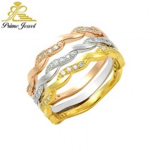 Gümüş Zirkon Taşlı Yüzük